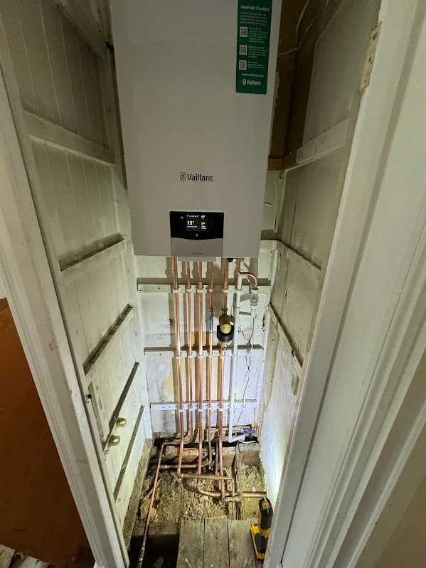Commercial plumbing project in West London
